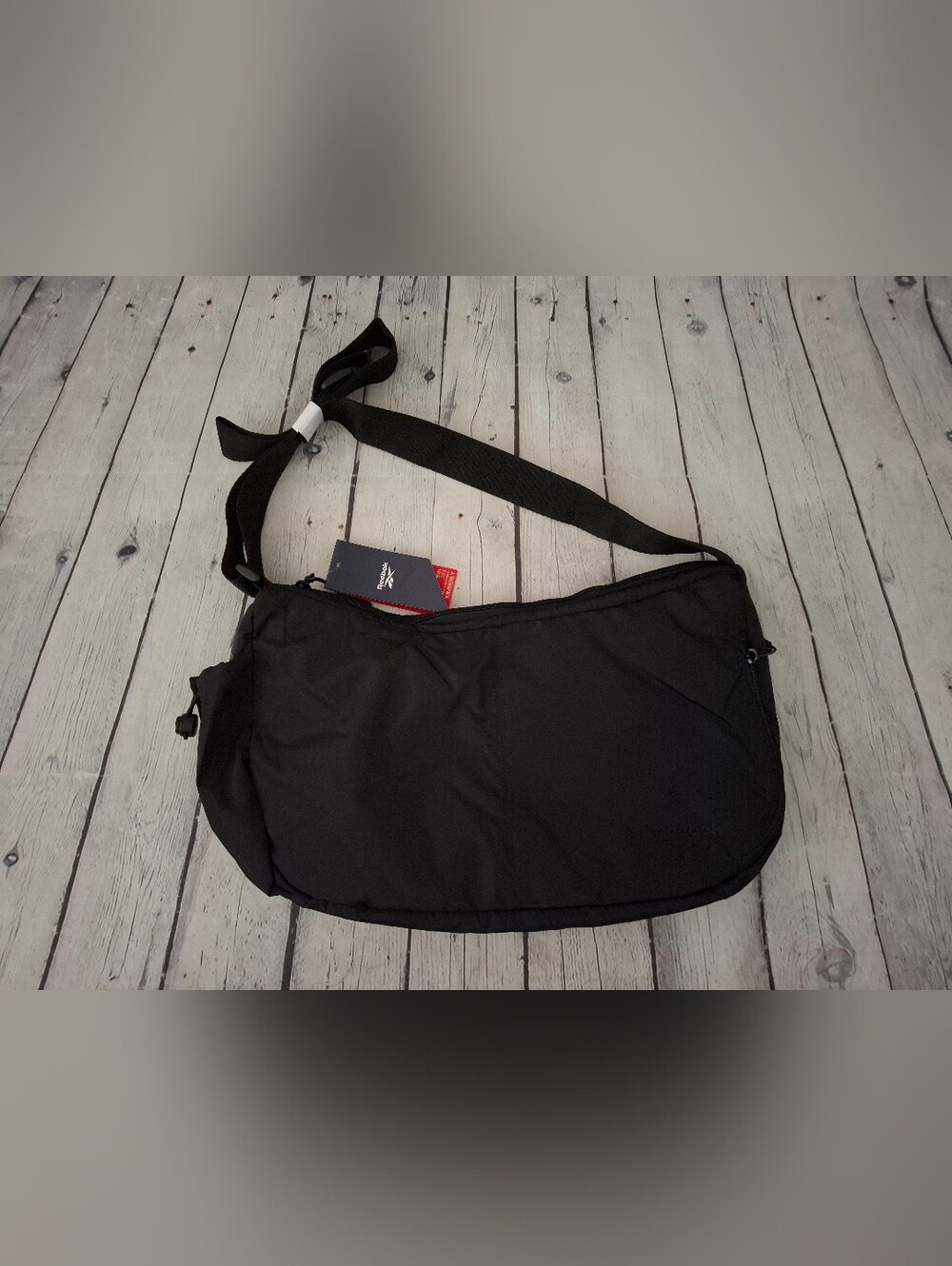 NWT Reebok Black Kimberly Crossbody Sling Bag